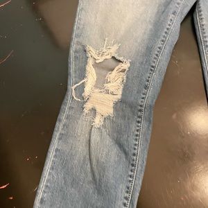 Kancan distressed ankle jeans